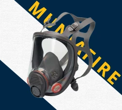 3M MASKER DUAL RESPIRATOR FULL FACE