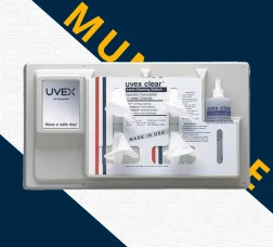 Uvex Clear Plus Permanent Lens Cleaning Station  S484