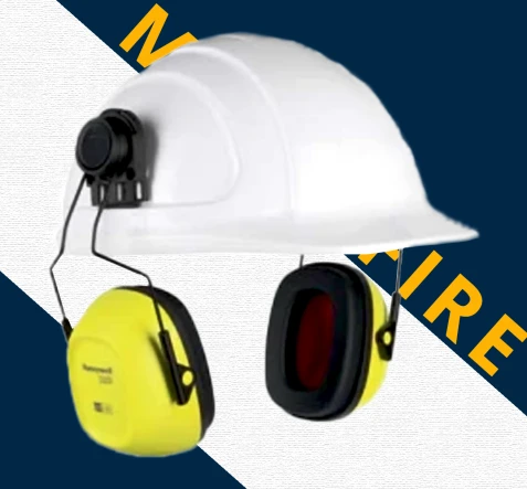 HEARING PROTECTION VS130HHV Helmet Muff Hi-Visibility 1 g