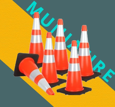 TRAFFIC & SAFETY PVC Rubber Traffic Cone 1 pvc_rubber_traffic_cone