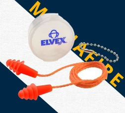 Elvex QuattroSoft Reusable Ear Plugs